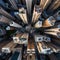 Urban Skylines Unveiled: A Drone\\\'s Spectacular Aerial Perspective of Megacity Roofs