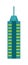 Urban skyscraper isolated vector icon