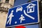 Urban Traffic Safty Sign