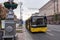 Urban transport trolleybus in the streets of Kyiv Ukraine, Kiev 20.10.2018