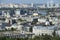 Urban view on Podilskiy district, Kyiv, Ukraine. Buildings and streets