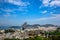 Urban view of Rio de Janeiro city with Sugarloaf Mountain