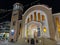 Urban view of Taxiarches church in Kalamata, Greece. It is the largest sacred temple in the town and the Metropolis of Messinia