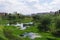 Urban wetland of apartment community