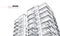 Urbanistic skyscraper. Abstract 3D render of building wire frame structure. construction graphic idea for template