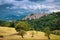 Urbino, Italy - Scenic View of the Hillside Area and the Historic Town of Urbino UNESCO World Heritage