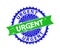 URGENT Bicolor Rosette Distress Watermark