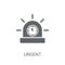 Urgent icon. Trendy Urgent logo concept on white background from