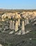 Urgup fairy chimneys, tourism symbol of Turkey, stone houses, timeless places, vacation and life