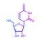 Uridine chemical formula