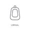 Urinal linear icon. Modern outline Urinal logo concept on white