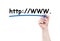 Url or web domain address