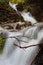 Urlatoarea waterfall with the milky water effect and stones