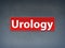 Urology Red Banner Abstract Background