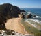 Ursa Beach from top of cliff, Cape Roca