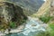 Urubamba river near Machu Picchu (Peru)