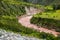 Urubamba River Sacred Valley. Peru. South America. No people.