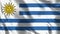 Uruguay Flag - Realistic 4K - 30 fps flag of the Uruguay waving in the wind.