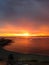 Uruguay, Punta del Este, sunset over the Atlantic