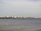 Uruguay river and the cityscape of Uruguaiana, Brazil - viewed from the Costanera in Paso de los Libres