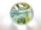 US 50 dollar banknote and glass ball