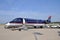 US Airways CRJ 200 at Newport News airport