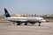 US Airways plane at airport tarmac