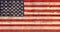 US of America flag painted on a concrete walll, background, texture
