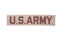 Us army army desert camouflage uniform name badge