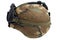 us army kevlar helmet with goggles