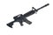 US Army M4A1 carbine isolated on a white backgroun