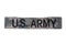 Us army uniform name badge