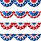 US bunting decoration