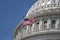 US Capitol and american flag