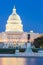 US Capitol Building dusk