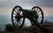 US Civil War Era Cannon Overlooking Chattanooga