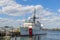 US Coast Guard ship, Boston, MA, USA