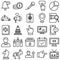 US Election Vector Icons set every single icons can be easily modified or edit