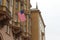 US Flag hanging on the embassy building in Moscow