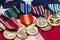 US Flag Military Medals