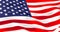 US flag waving vector illustration