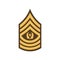 US forces SMA sergeant major of army insignia icon