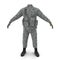 US Helicopter Pilot Uniform on white. Front view. 3D illustration