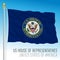 US House of Representatives official flag, USA