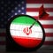 Us Iran Conflict And Sanctions Or Crisis - 3d Illustration
