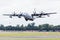 US Marine Corps KC-130J Hercules lifting off the runway