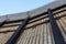 US-Mexico Border Fence As Seen From Below