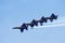 US Navy Blue Angels Delta Formation