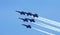 US Navy Blue Angels Delta Formation