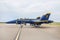 US Navy Blue Angels Hornet Fighter Jet Ready For An Air Show